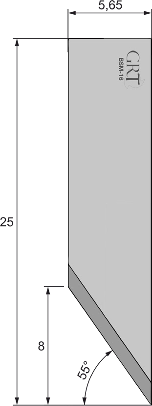 Segunda geometría de cuchilla GRT-Tools